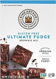 King Arthur Gluten Free Fudge Brownie Mix: Rich, Chocolatey Dessert for ...