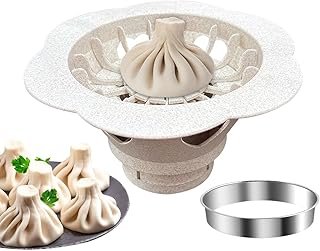 6.6'' Baozi Maker Machine,Food-Grade Material Big Dumpling Bao Bun Mold,...