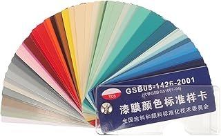 Gadpiparty 1 Set Paint Sample Cards Paint Color Cards Standard Color Flo...