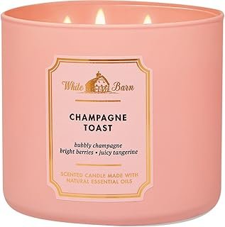Bath and Body Works White Barn Champagne Toast 3 Wick Candle 14.5 Ounce ...