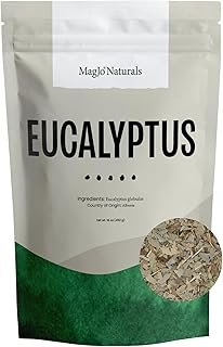 MagJo Naturals Dried Eucalyptus Leaf Cut & Sifted (16 Oz) Herbal Tea, Pa...