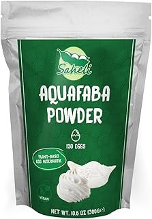 Saheli Aquafaba Powder (10.6oz) | Vegan & Plant Based Egg Substitute & C...