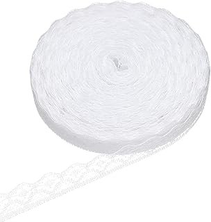 30 Yards White lace lace Ribbon, Gift Wrapping, Dress Decoration, Weddin...