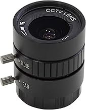 Arducam Lens for Raspberry Pi HQ Camera, Wide Angle CS-Mount Lens, 6mm F...