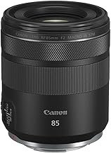 Canon RF 85mm F2 Macro is STM, Compact Medium-Telephoto Black Lens (4234...