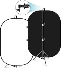 Neewer 5x7ft/1.5x2m Chromakey Foldable Backdrop with Stand 8.5ft/2.6m, 2...