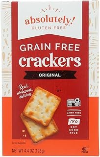 Absolutely Gluten Free All Natural Crackers Original -- 4.4 oz Pack of 2