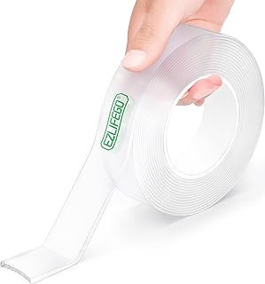 EZlifego Double Sided Tape Heavy Duty, Nano Double Sided Adhesive Tape, ...