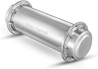 Jasni Time Capsule Stainless Steel Waterproof Container(10.2 Inch)