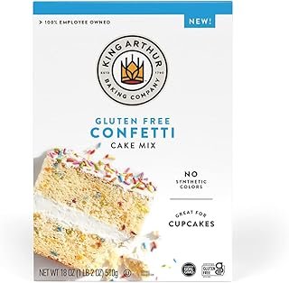 King Arthur Gluten-Free Cake Mix, Confetti, 18 oz