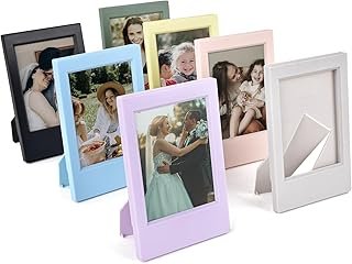 2x3 Mini Photo Frame Set with Clear Protective Film - Desk Stand Up Disp...