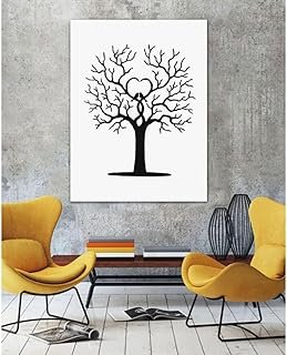 PRETYZOOM Fingerprint Guest Book 40 Guest Book Fingerprint Tree Signing ...