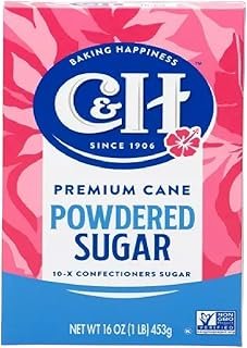 C&h: Pure Cane Powdered Confectioners Sugar, 1 Lb