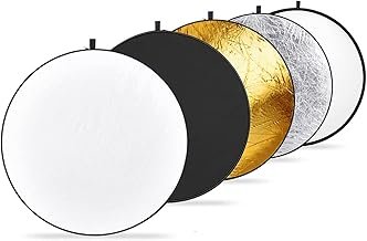 NEEWER 43 Inch/110 Centimeter Light Reflector Diffuser 5 in 1 Collapsibl...