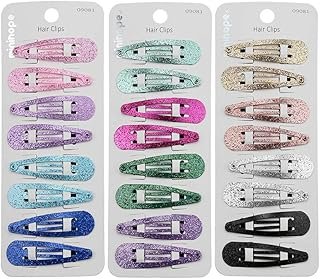 minihope snap hair clips for women, .snap clips for grils,Surface metal ...
