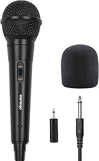 Marengo Handheld Wired Microphone, Cardioid Dynamic Vocal Mic with 13ft ...