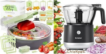 Food Processor Electric Food Chopper Vegetable Chopper Slicer Chopp, Sli...