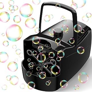Bubble Machine, Automatic 18000+ Per Minute Big Bubbles Blower Maker for...