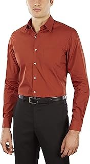 Men's Dress Shirt Fitted Poplin Solid