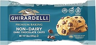 GHIRARDELLI Non-Dairy Dark Chocolate Chips for Baking, Premium Baking Ch...