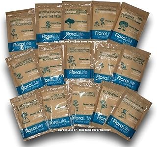 Cut Flower Food Floralife Crystal Clear Powdered 5gr Packets Fresh Stock...