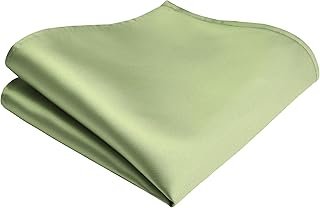 Branduce Solid Pocket Square for Men Plain Color Boy Handkerchief for We...