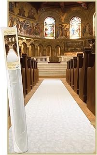 Beistle Novelty Polyester Fabric Floral Aisle Runner Wedding Ceremony De...