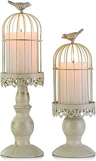 Birdcage Candle Holder Decorative Bird Cages for Weddings Vintage Candle...