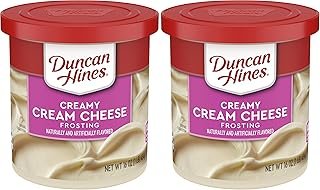 Duncan Hines Creamy Cream Cheese Frosting, 16 oz (Pack of 2)