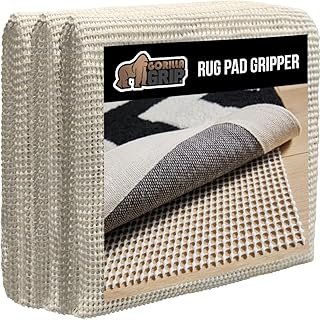 GORILLA GRIP Strong Rug Pad Gripper, US Designed, Grips Keep Area Rugs S...