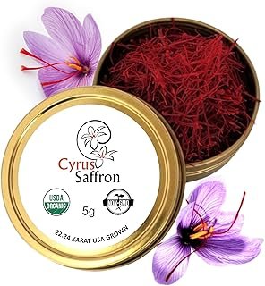 Saffron Threads,100% Stigmas Only (5 Gram Spanish) organically grown