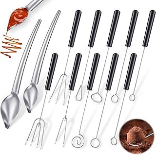 Patelai 12 Pcs Candy Dipping Tools Set Included 10 Chocolate Dipping For...