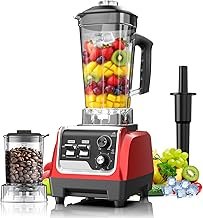 1800W Smoothie Blender and Grinder Combo 70OZ Large Capacity Countertop ...