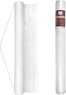 White Wedding Aisle Runner - Professional-Grade Nylon, Includes Tape Dou...