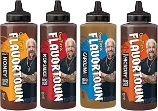 Flavortown BBQ Sauce Variety Pack - Gourmet BBQ Sauce, Barbecue Sauce Se...