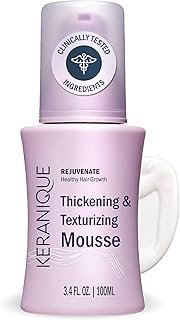 Keranique Volumizing Mousse for Women - Thickening and Styling Anti-Friz...