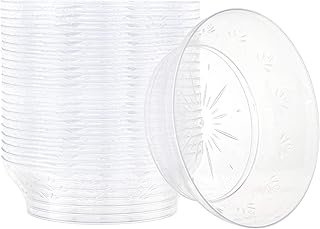 PLASTICPRO 10 oz Hard plastic Soup Bowls - Ice cream Bowls premium Quali...