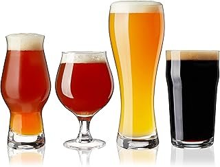 True Craft Beer Tasting Kit Glasses, Dishwasher Safe for Drinking IPAs, ...