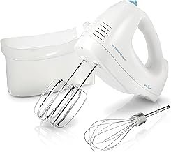 Hamilton Beach 6-Speed Electric Hand Mixer with Whisk, Traditional Beate...