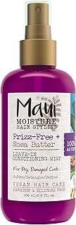 Maui Moisture Frizz-Free + Shea Butter Leave-in Conditioning Mist, Curly...