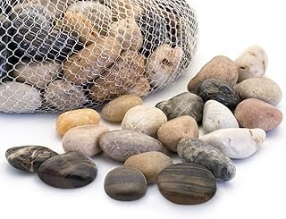 Royal Imports 5LBS River Rocks Decorative Ornamental Pebbles, Garden Lan...