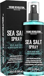 Viking Revolution Sea Salt Spray for Hair Men - Hair Texturizing Spray w...