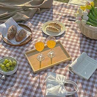 Oversize Picnic Beach Blanket, 80''x60'' Outdoor Waterproof Foldable San...