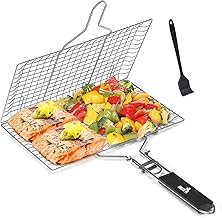 UNCO Stainless Steel Fish & Vegetable Grill Basket