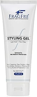 Light Hold Hair Gel Fragrance Free 8 oz - Lightweight Styling Gel for Fi...