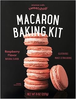 Sweetshop 8 oz Macaron Cookie Baking Mix, Raspberry, Gluten Free, makes ...