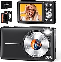 Digital Camera, 4K 64MP Camera for Photography and Video, Autofocus Comp...