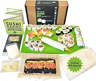 Global Grub DIY Sushi Making Kit - Sushi Kit With Ingredients - Sushi Ri...