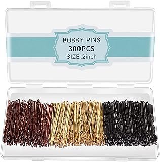 300 Pcs Bobby Pins Mixed color, Hair Pins for Women Girls and Kids, (Mix...