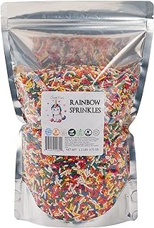 RAINBOW SPRINKLES-Dairy Free, Gluten-free, Egg Free, Vegan, Soy Free, Nu...